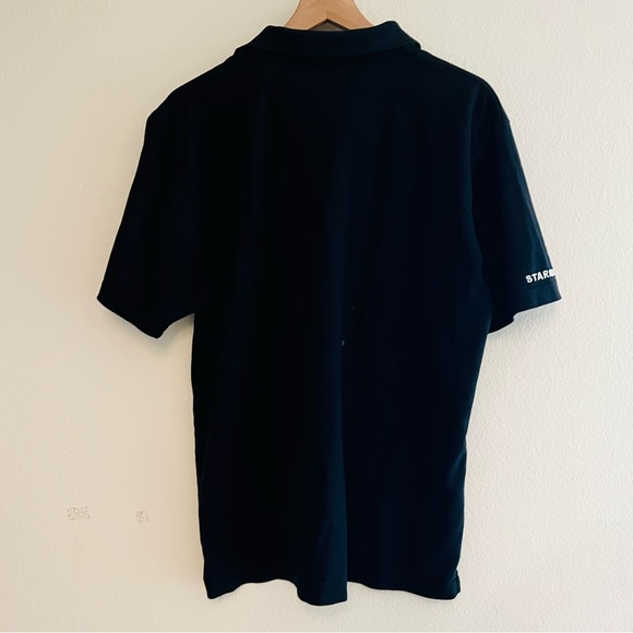 Starbucks Men's Black Employee Polo Shirt Size Large - Picture 2 of 7